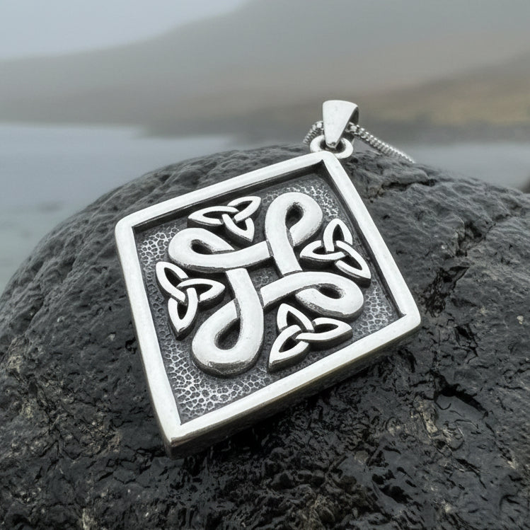 Legacy Celtic Knot Necklace in Sterling Silver