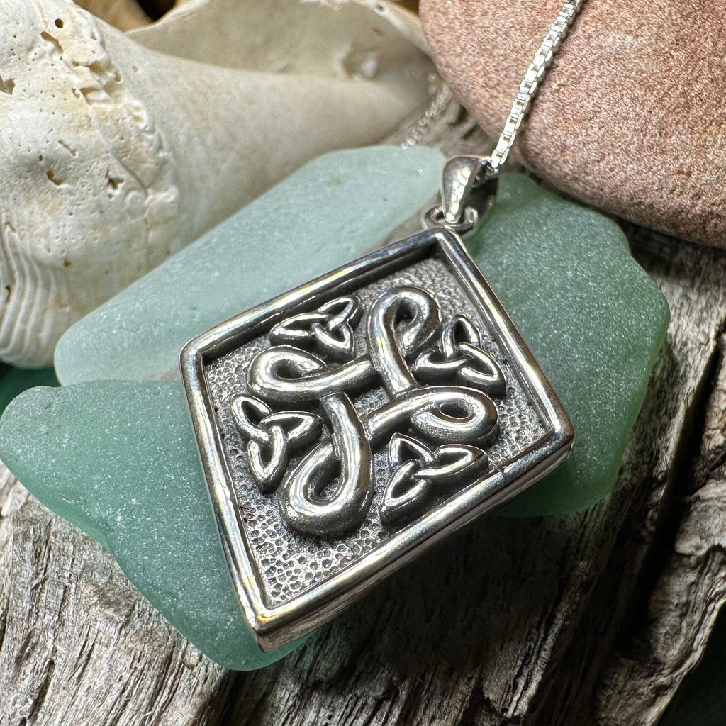 Legacy Celtic Knot Necklace in Sterling Silver