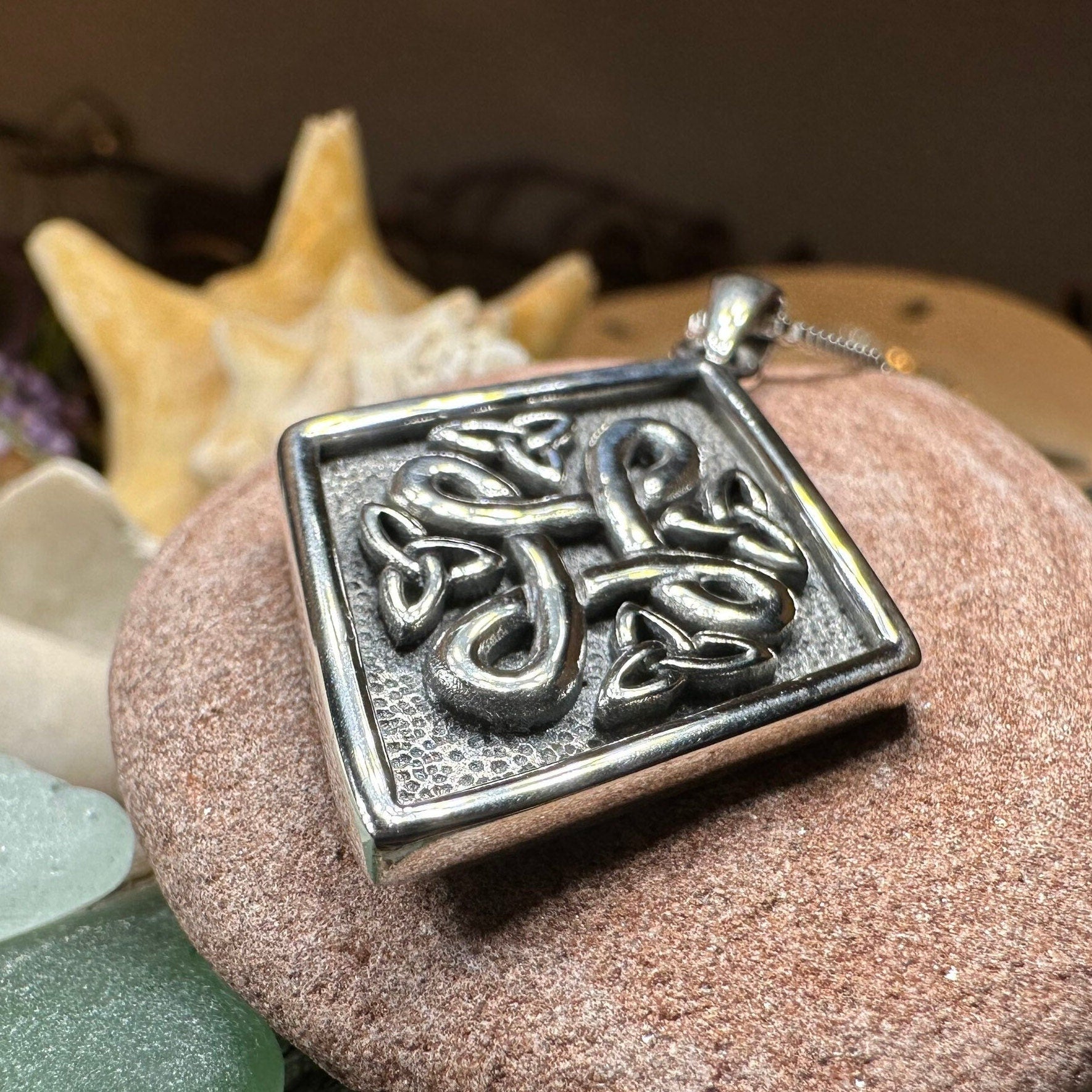 Legacy Celtic Knot Necklace in Sterling Silver
