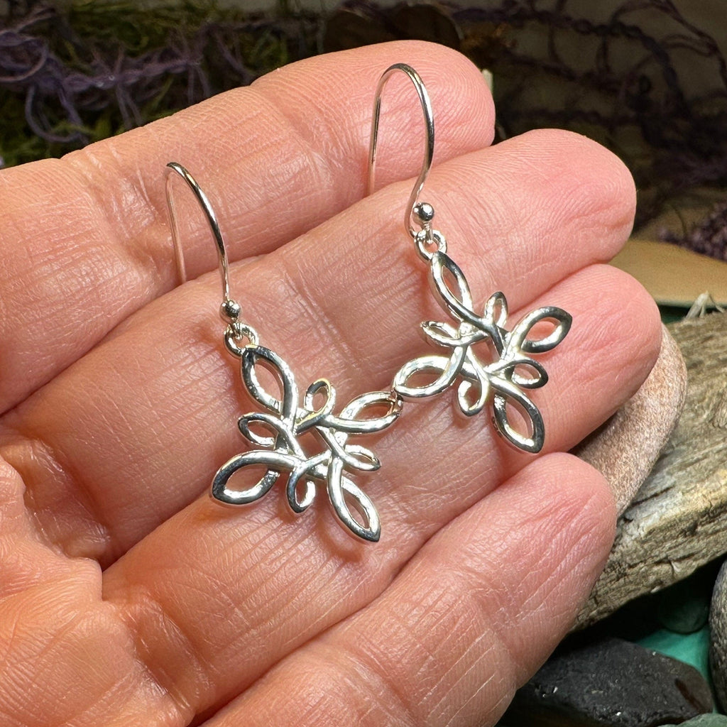 Marsic  Celtic Star Knot Earrings for Women