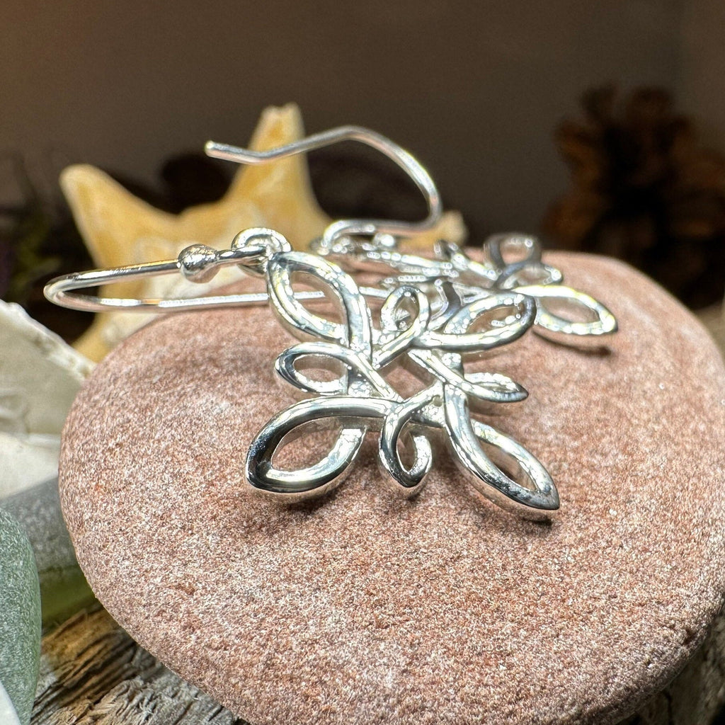 Marsic  Celtic Star Knot Earrings for Women