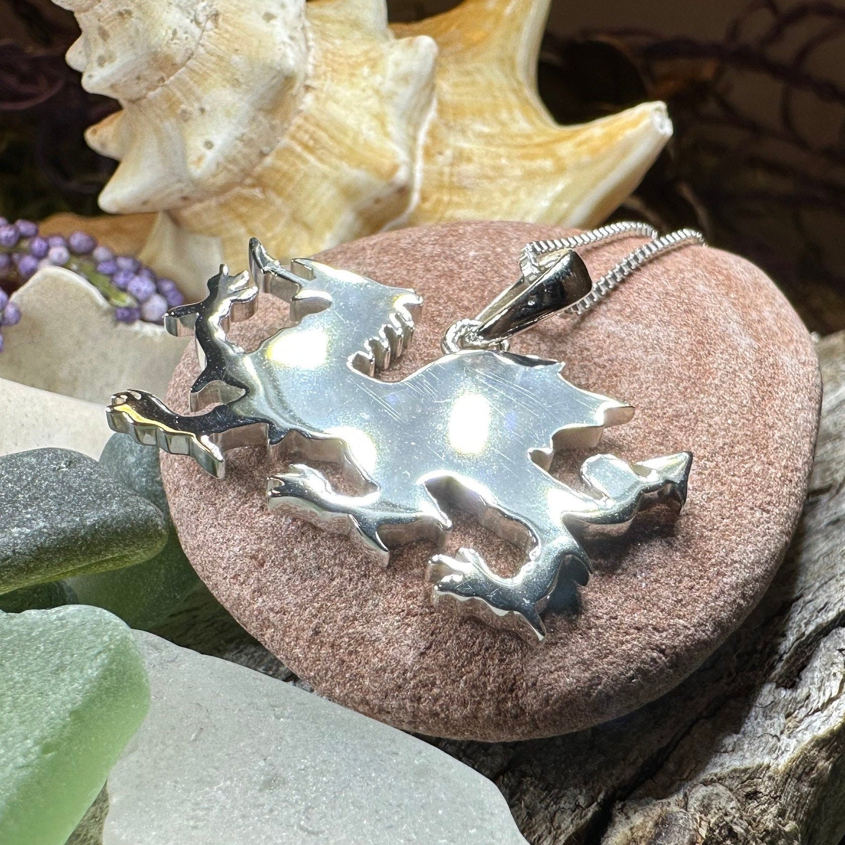 Llywelyn Welsh Dragon Necklace