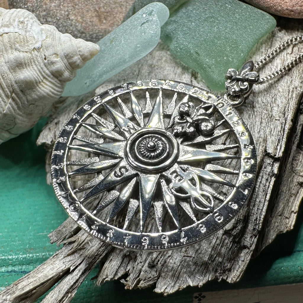 Wonderful Journey Compass Necklace
