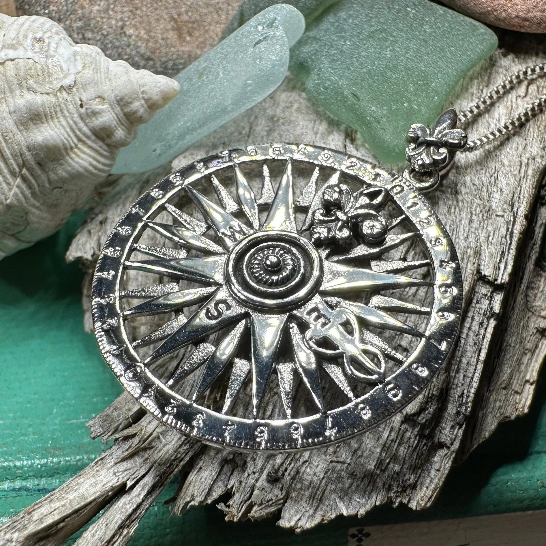 Wonderful Journey Compass Necklace