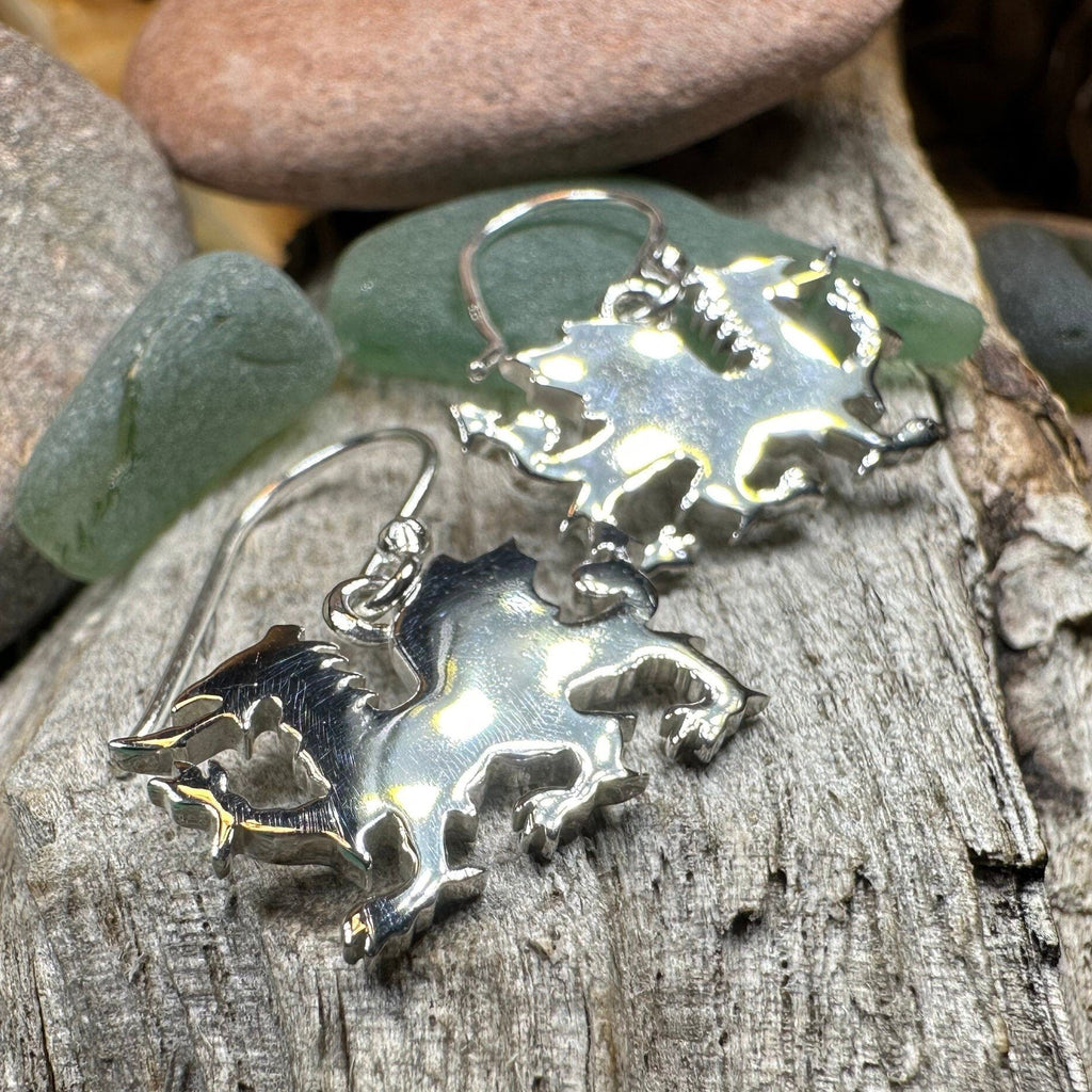 Modern Welsh Dragon Earrings for Women