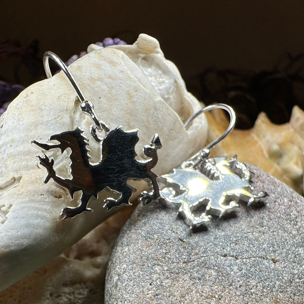 Modern Welsh Dragon Earrings for Women