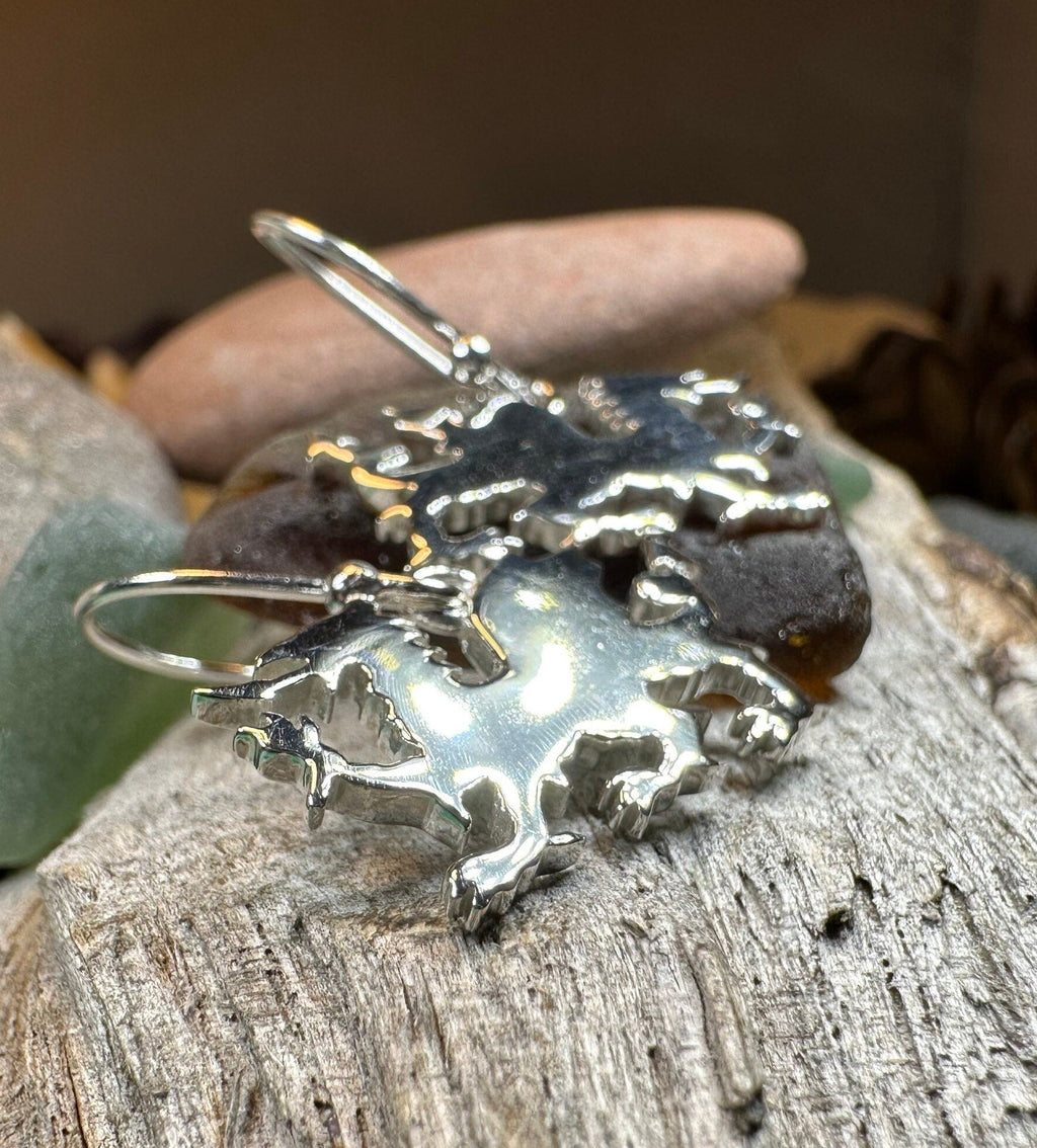 Modern Welsh Dragon Earrings for Women