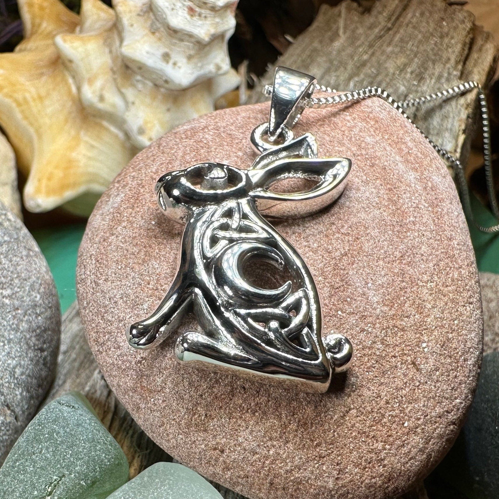 Silvana Rabbit Moon Necklace