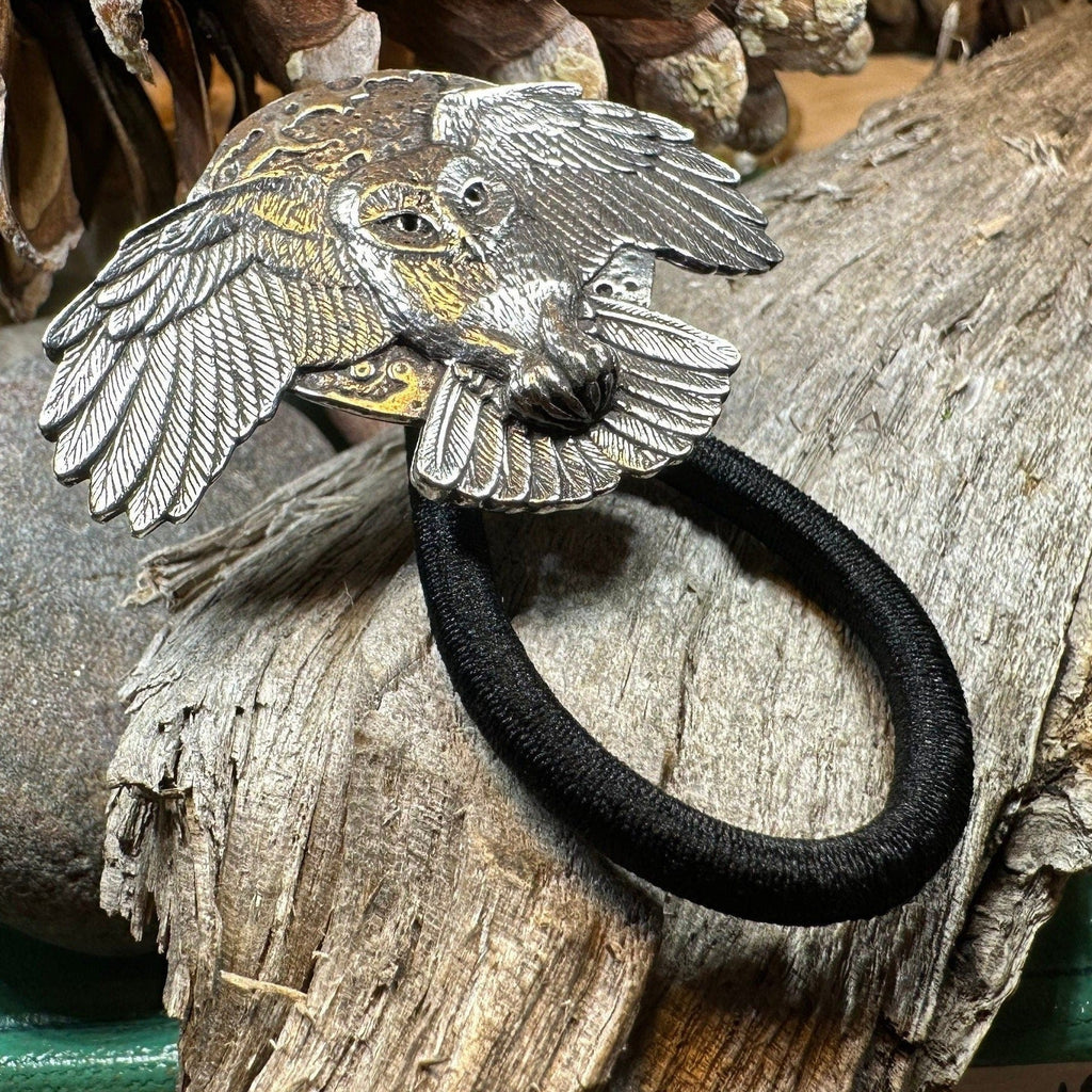 Midnight Owl Ponytail Holder for Women