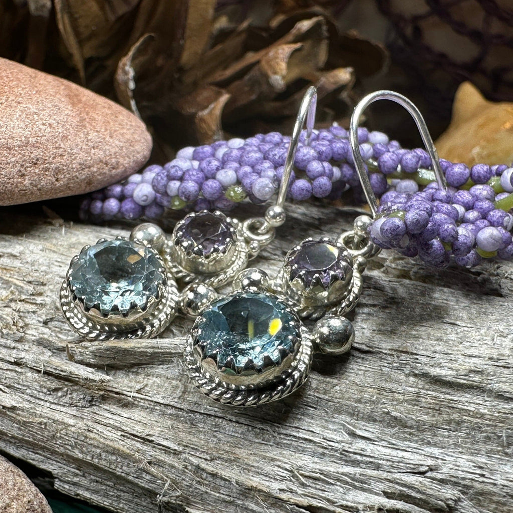 Courtly Love Amethyst Earrings for Women