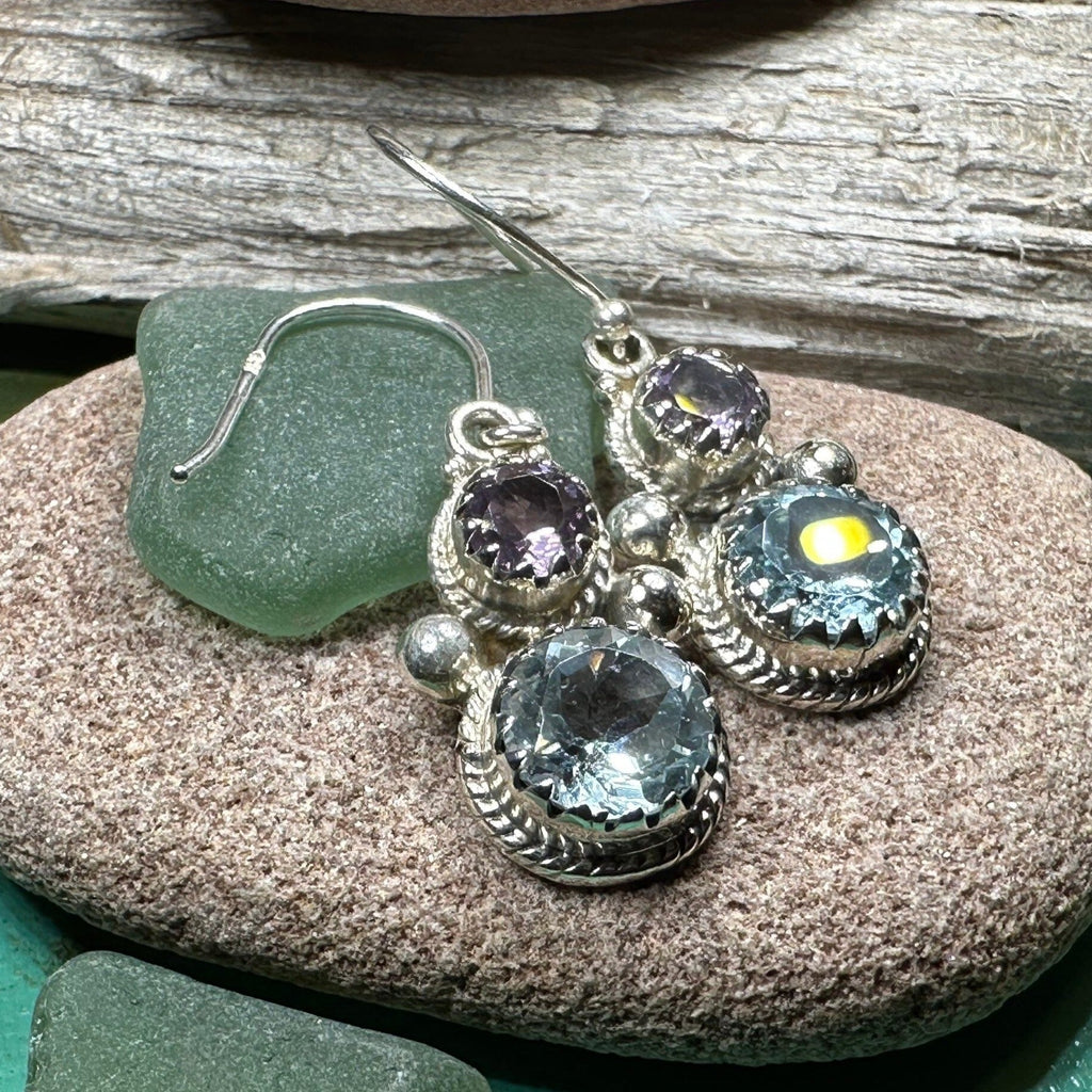 Courtly Love Amethyst Earrings for Women