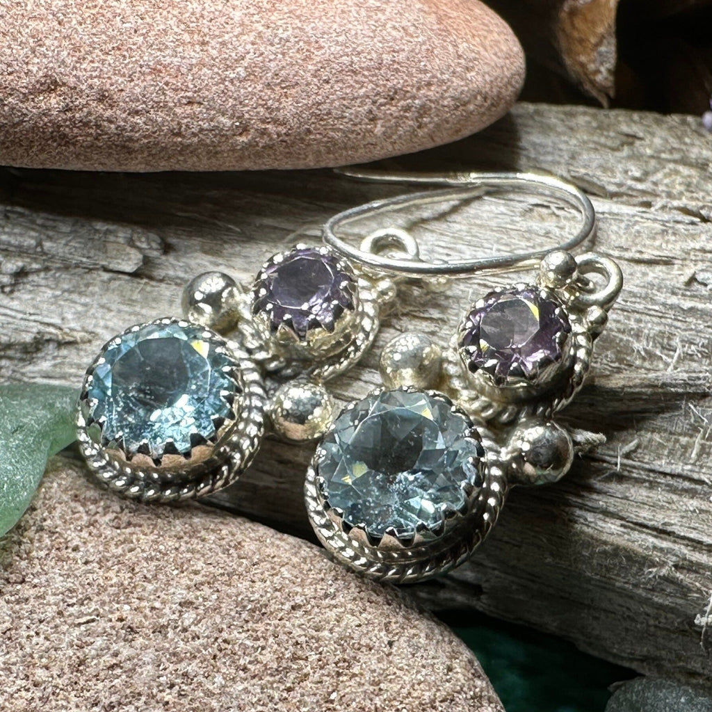 Courtly Love Amethyst Earrings for Women