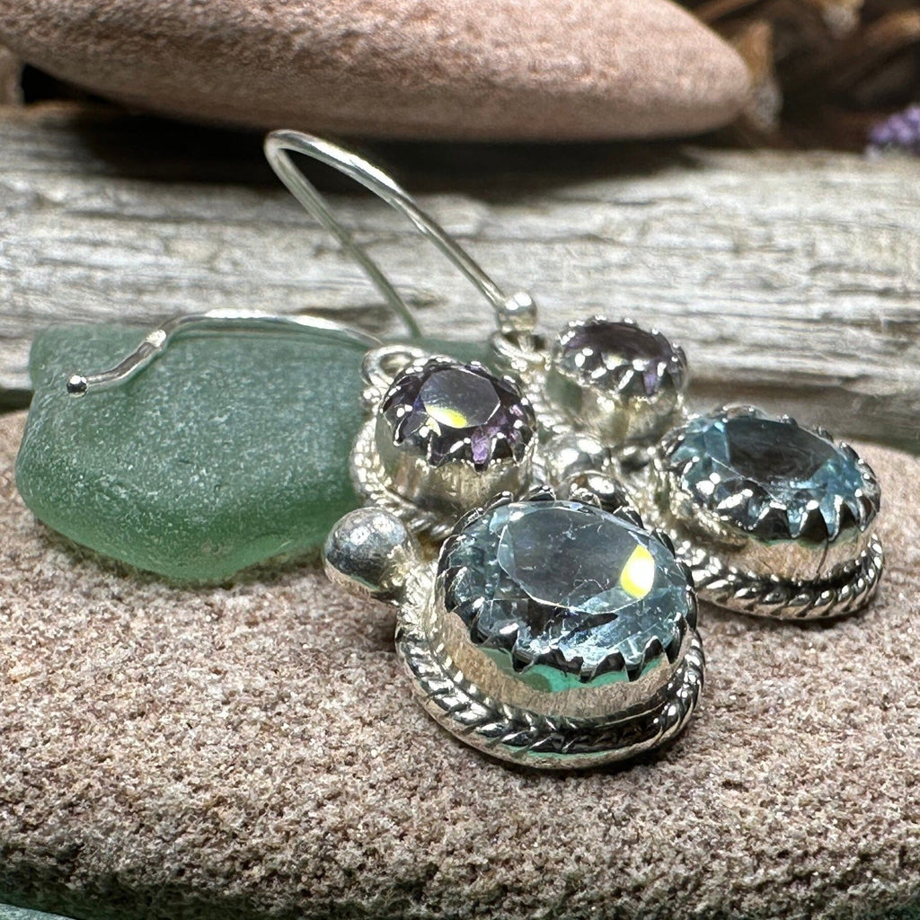 Courtly Love Amethyst Earrings for Women