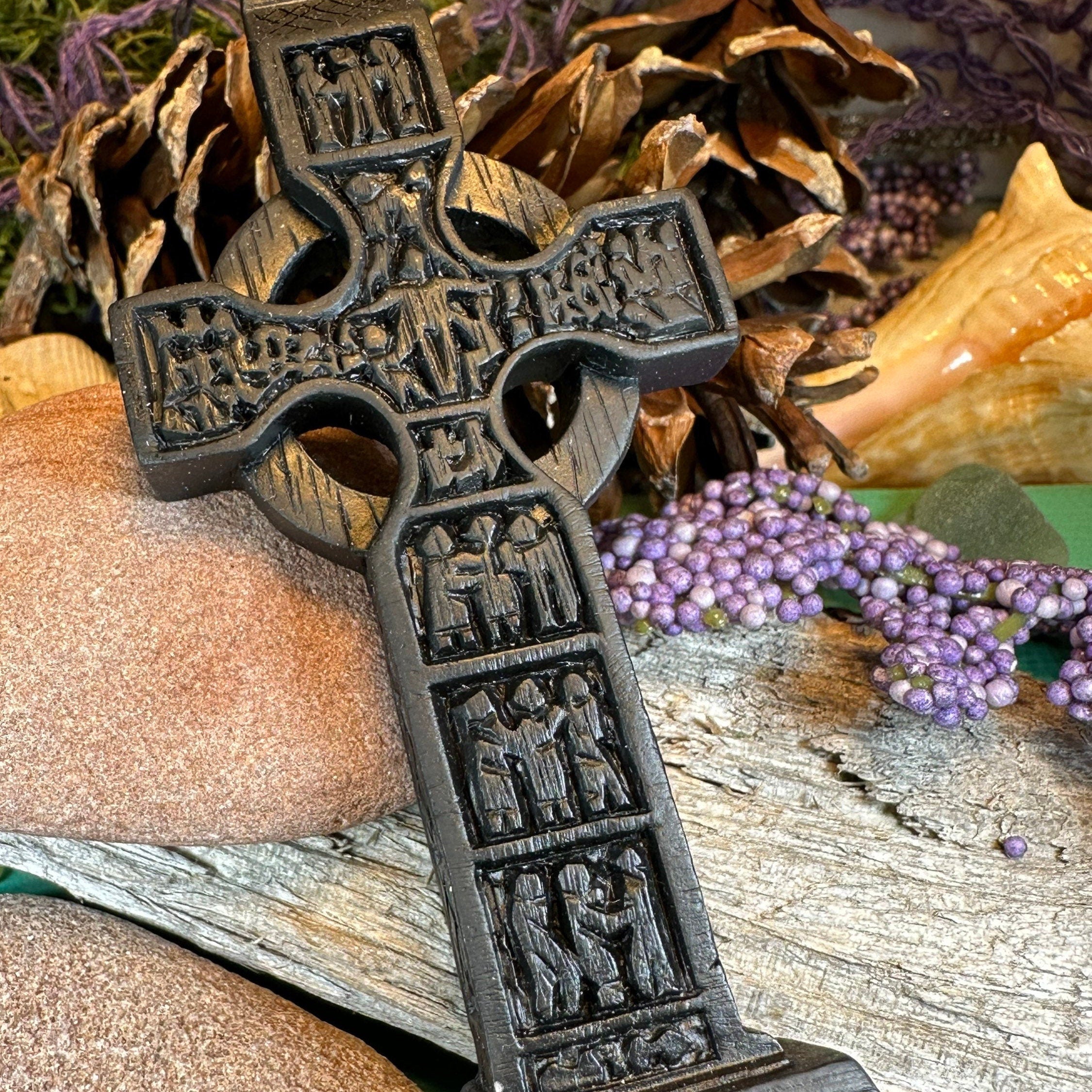 Monasterboice Celtic Turf High Cross Statue