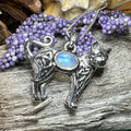 Tayla Celtic Cat Necklace
