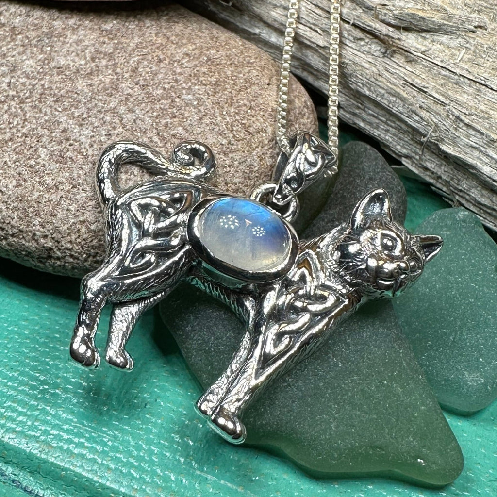 Tayla Celtic Cat Necklace