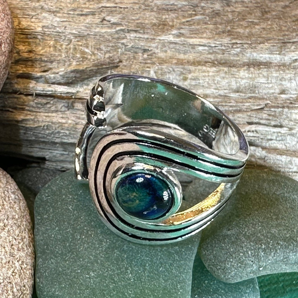 Scottish Heathergems Celtic Wrap Ring - Handmade in Scotland