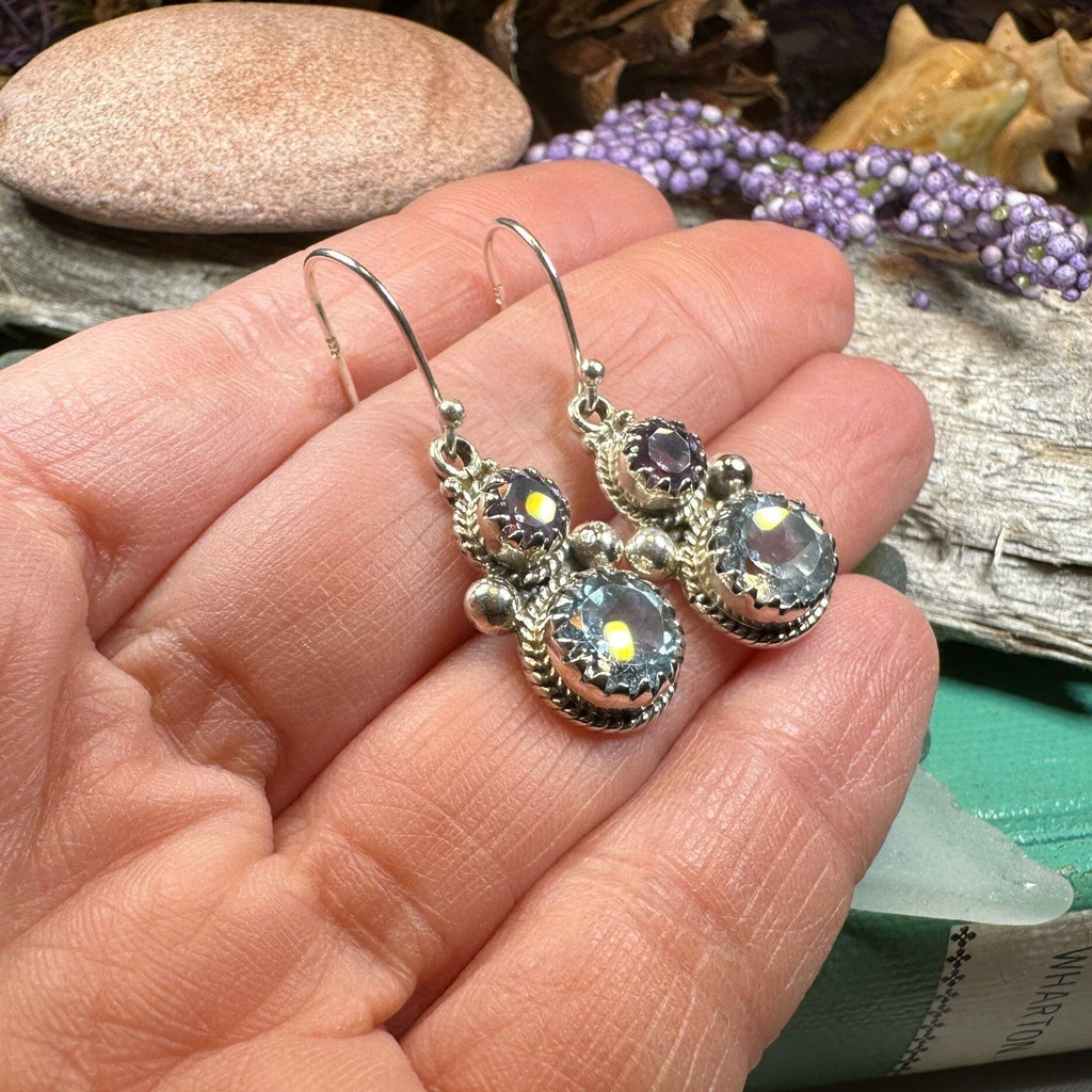 Courtly Love Amethyst Earrings for Women