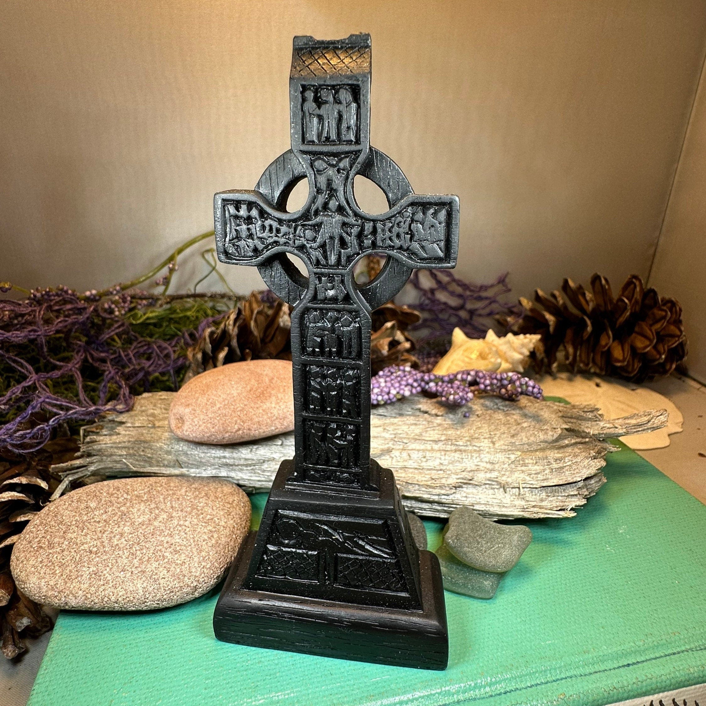 Monasterboice Celtic Turf High Cross Statue