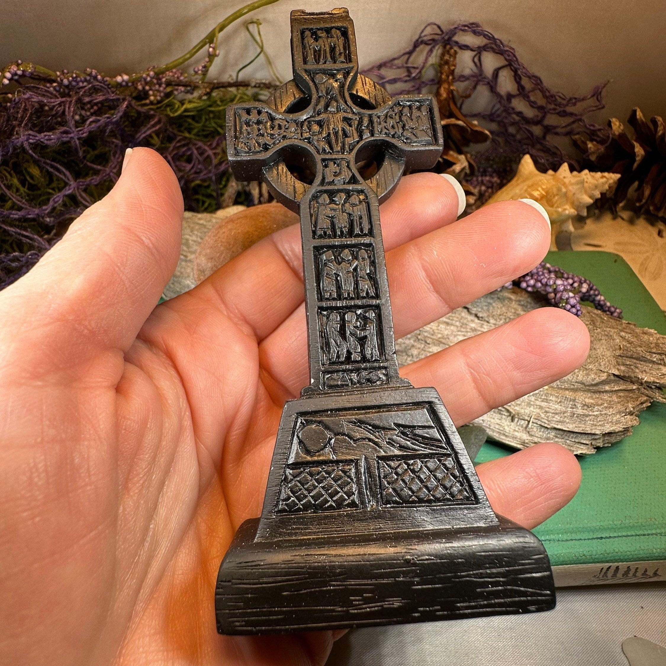 Monasterboice Celtic Turf High Cross Statue