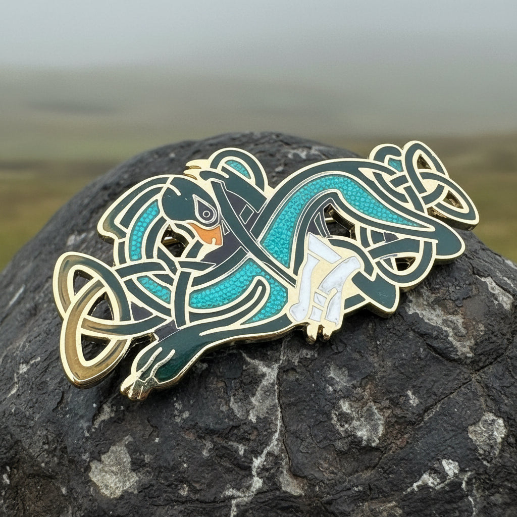 Celtic Dog Brooch