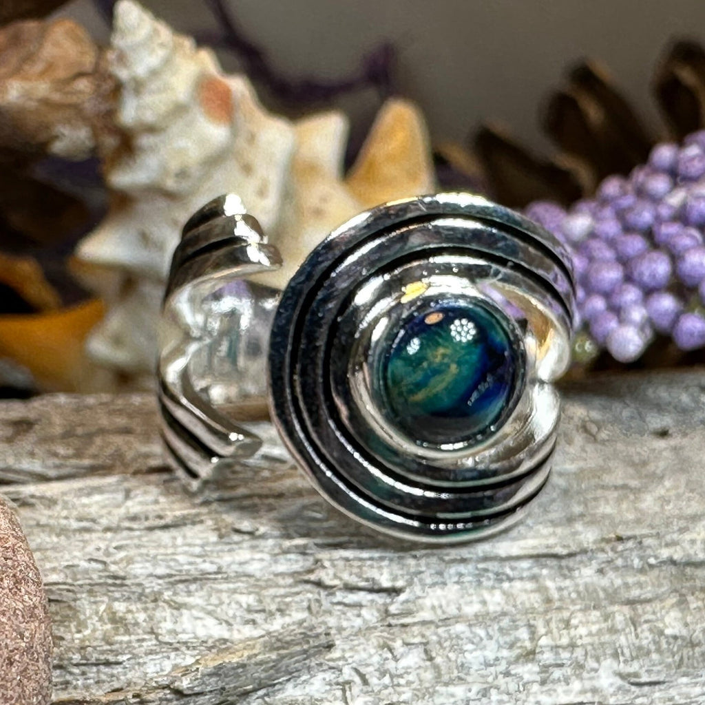 Scottish Heathergems Celtic Wrap Ring - Handmade in Scotland