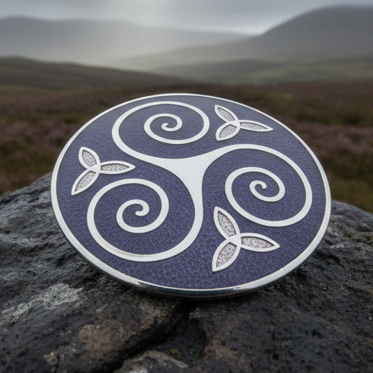 Vortex Celtic Spiral Brooch
