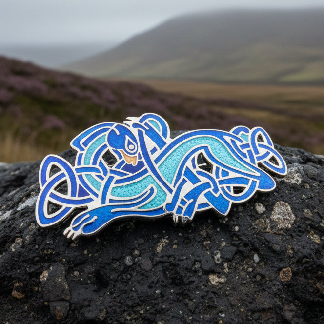 Celtic Dog Brooch