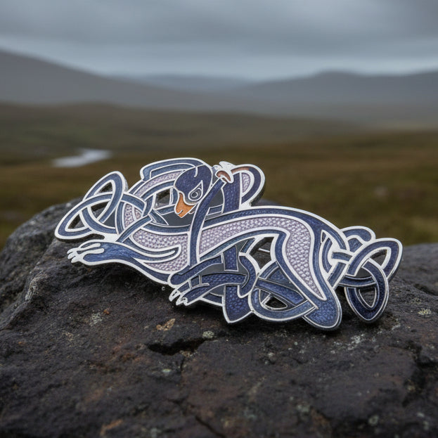 Celtic Dog Brooch