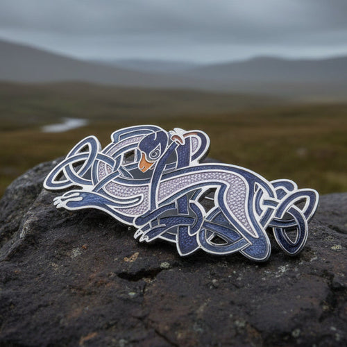 Celtic Dog Brooch