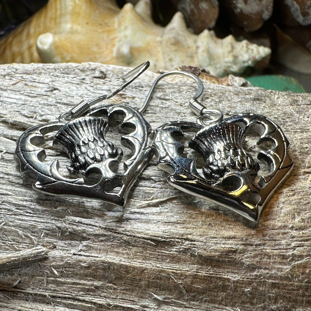 Drina Scottish Thistle Earrings