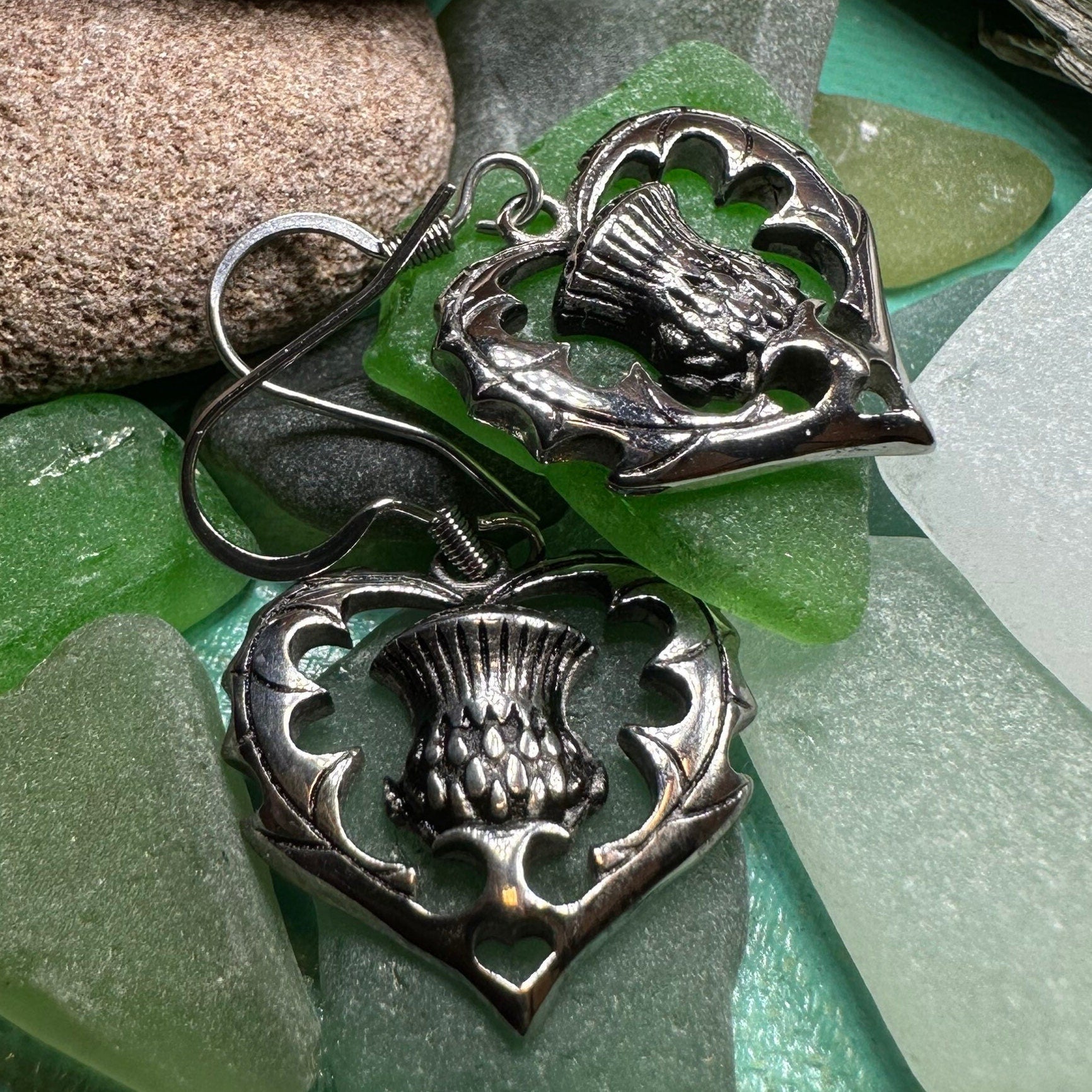 Drina Scottish Thistle Earrings