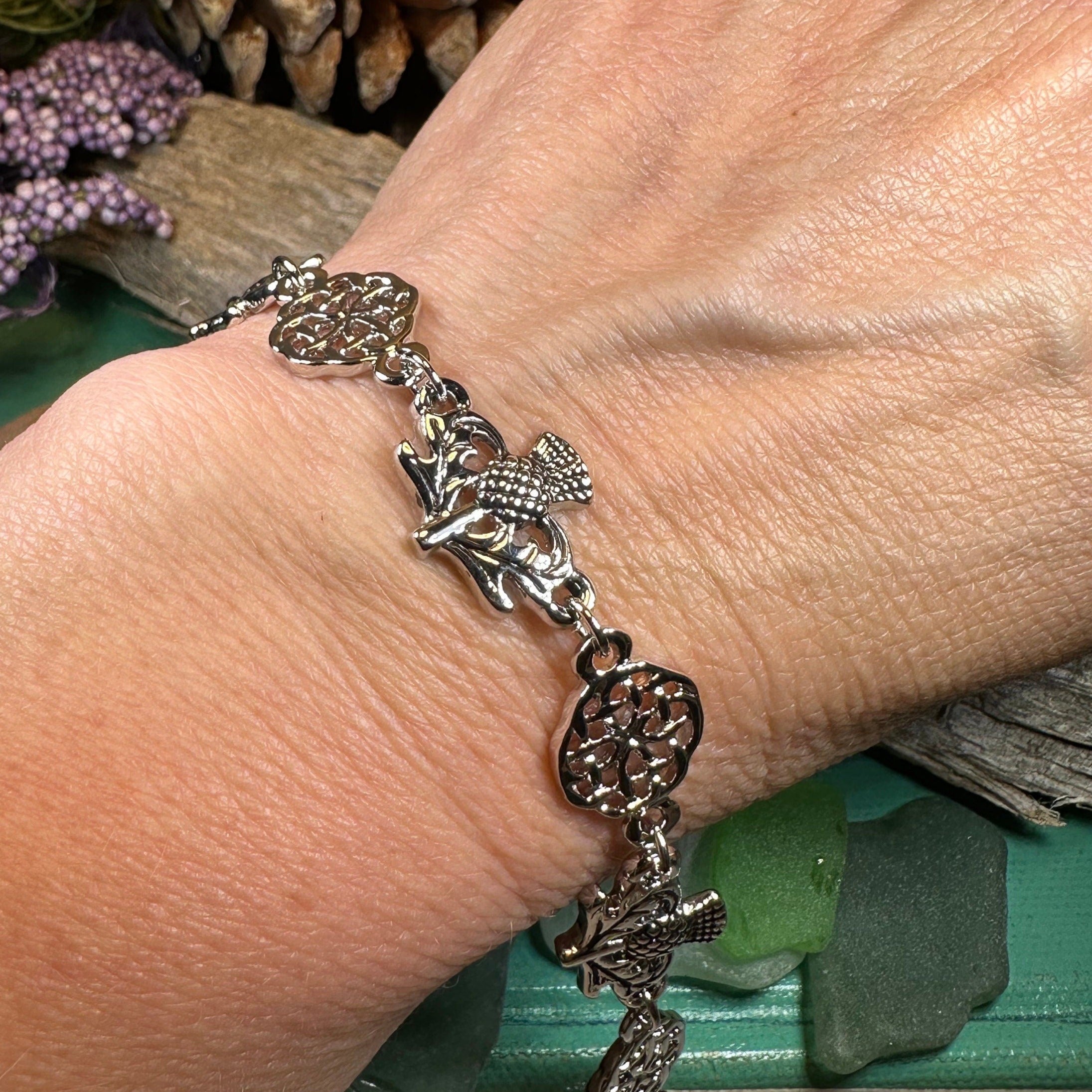 Celtic Thistle Bracelet