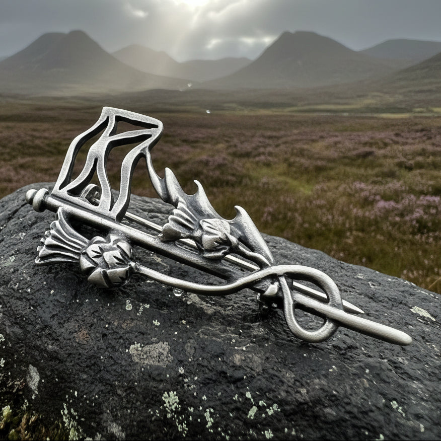 Scottish Pride Kilt Pin - Handmade in Scotland