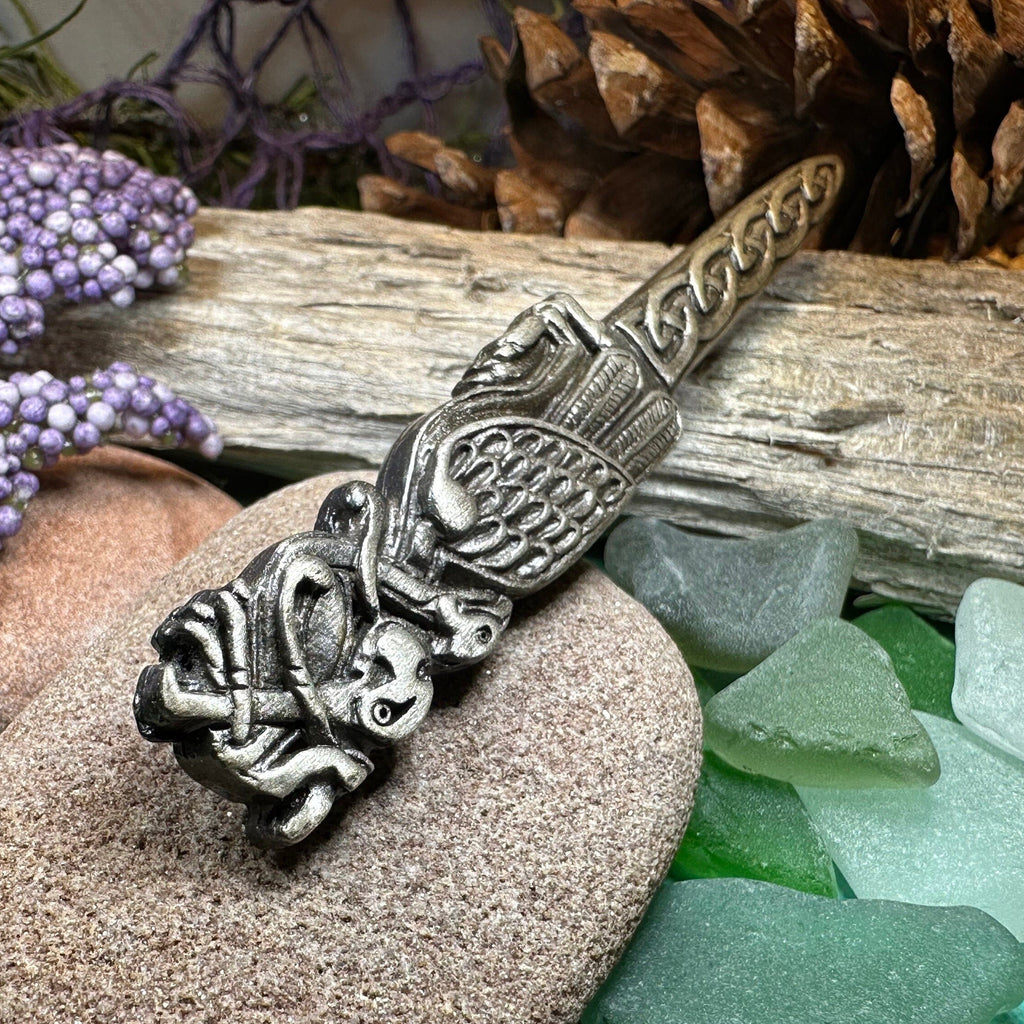 Celtic Birds Kilt Pin - Handmade in Scotland