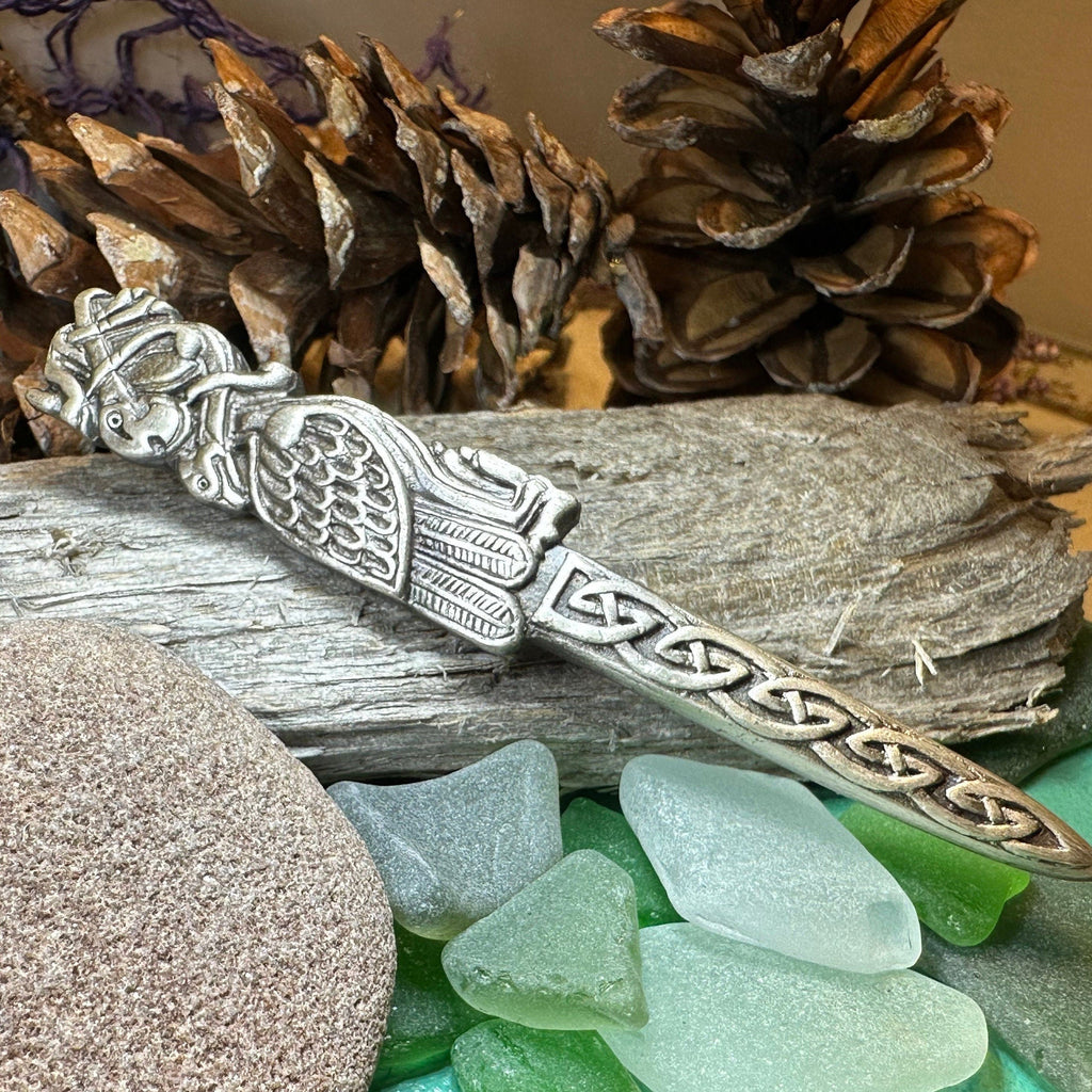 Celtic Birds Kilt Pin - Handmade in Scotland