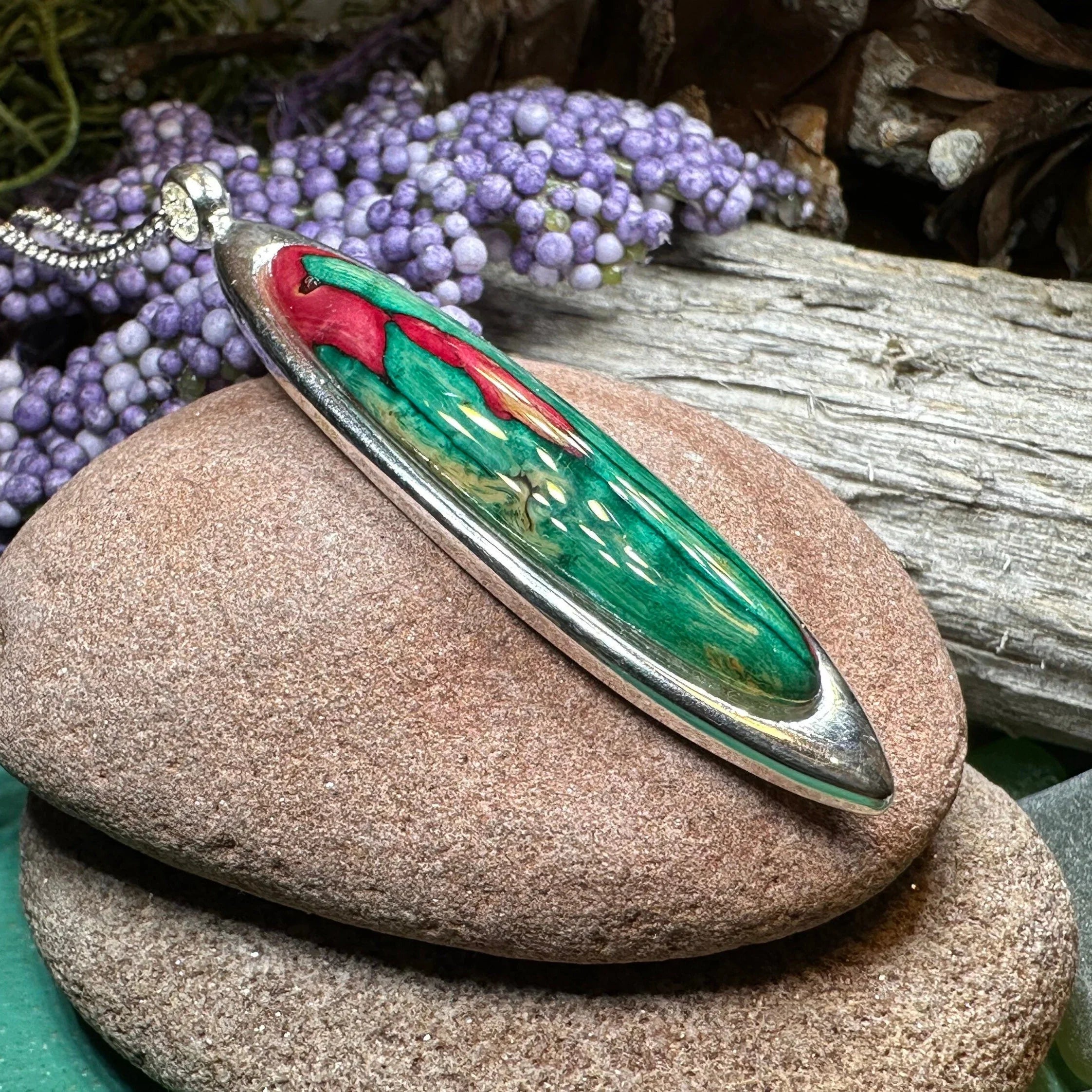Scottish Highlands Heathergems Necklace - Handmade in Scotland