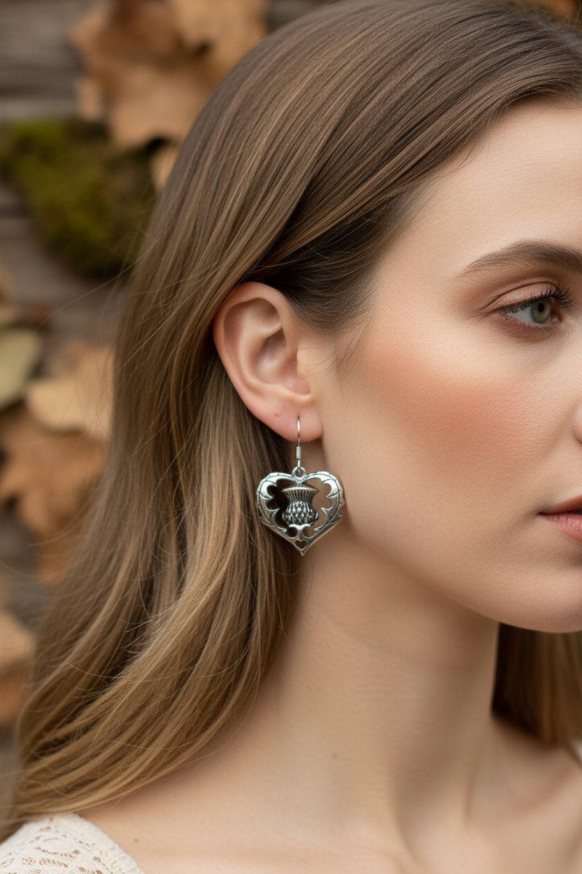 Drina Scottish Thistle Earrings