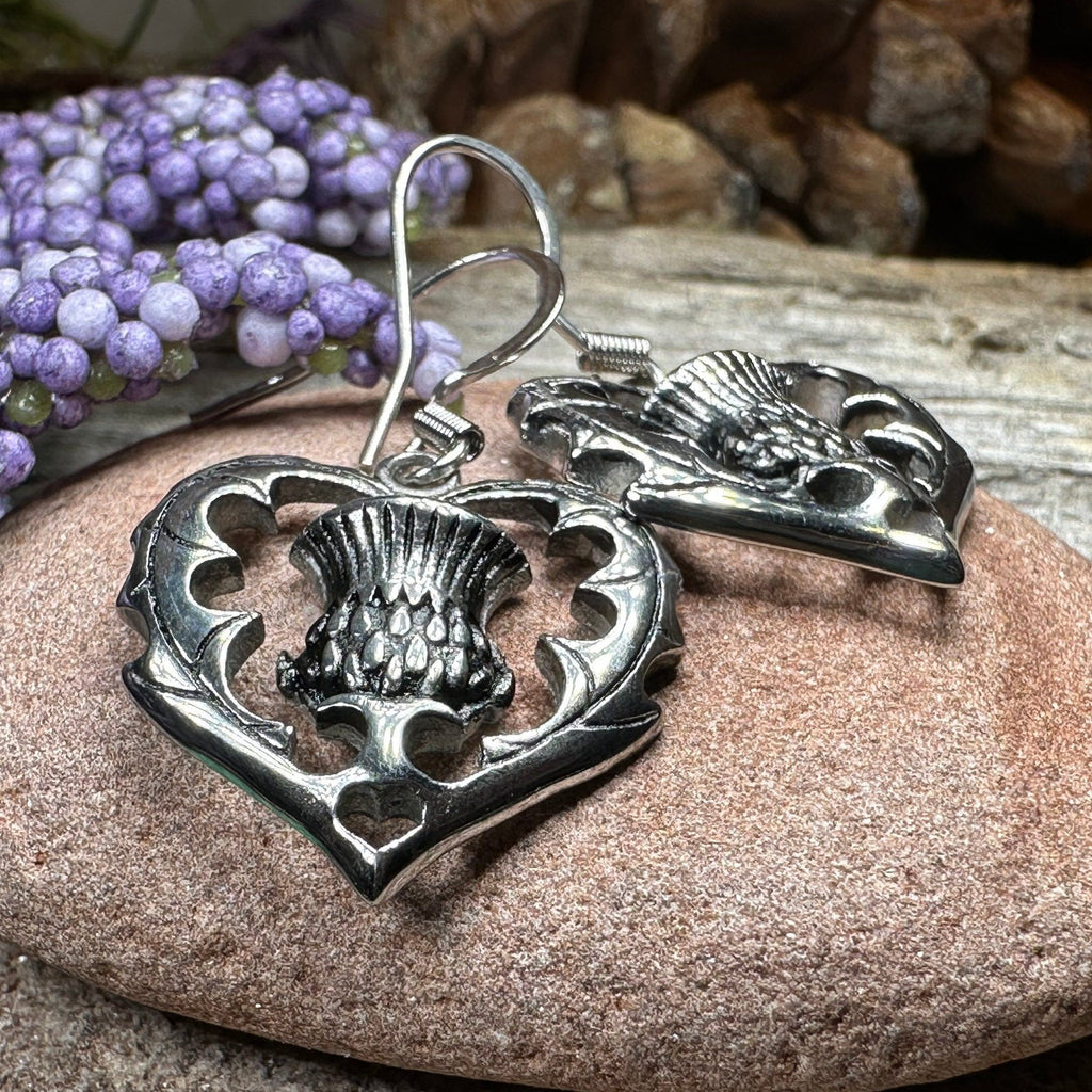 Drina Scottish Thistle Earrings
