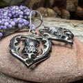 Drina Scottish Thistle Earrings