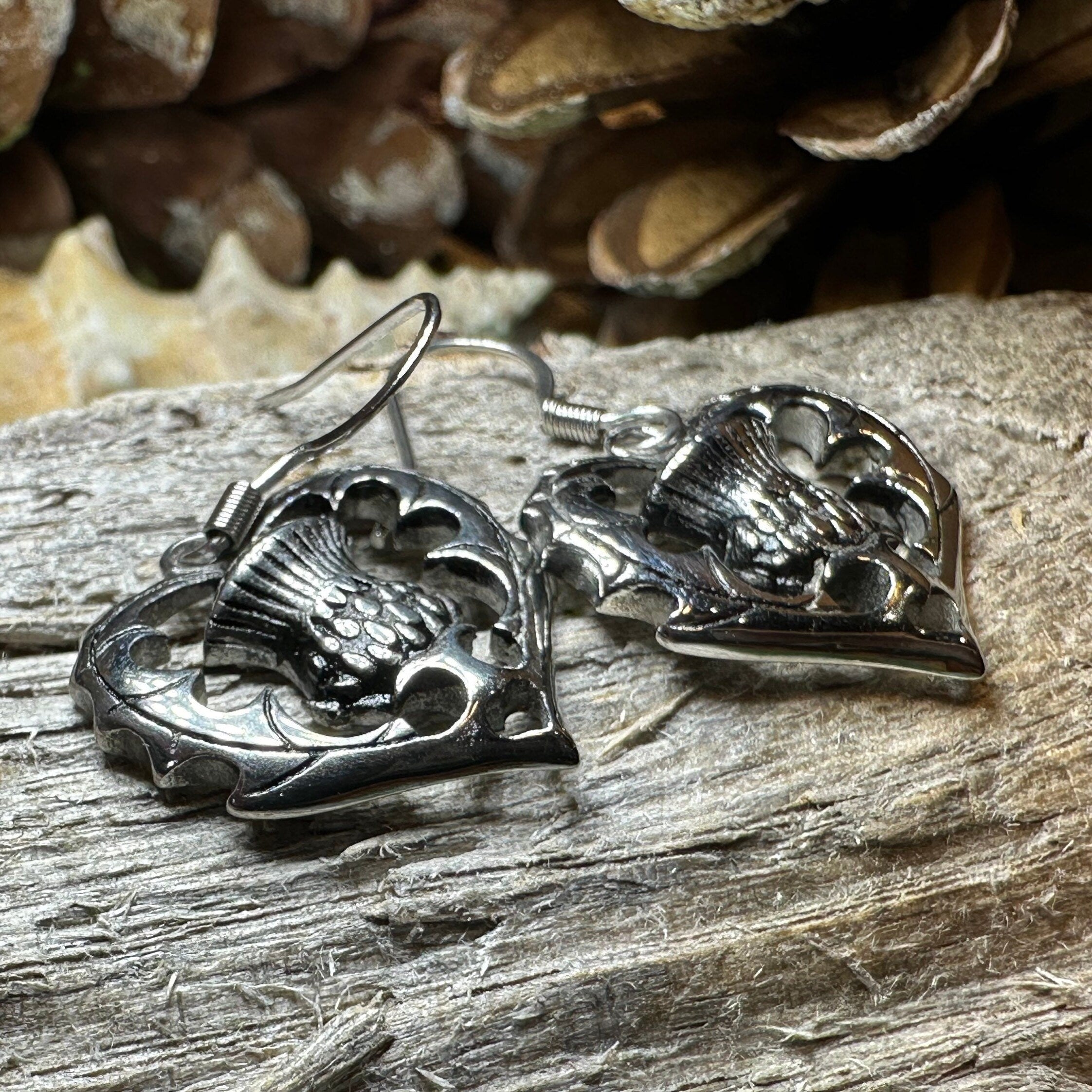 Drina Scottish Thistle Earrings