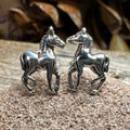 Prancing Horse Post Earrings