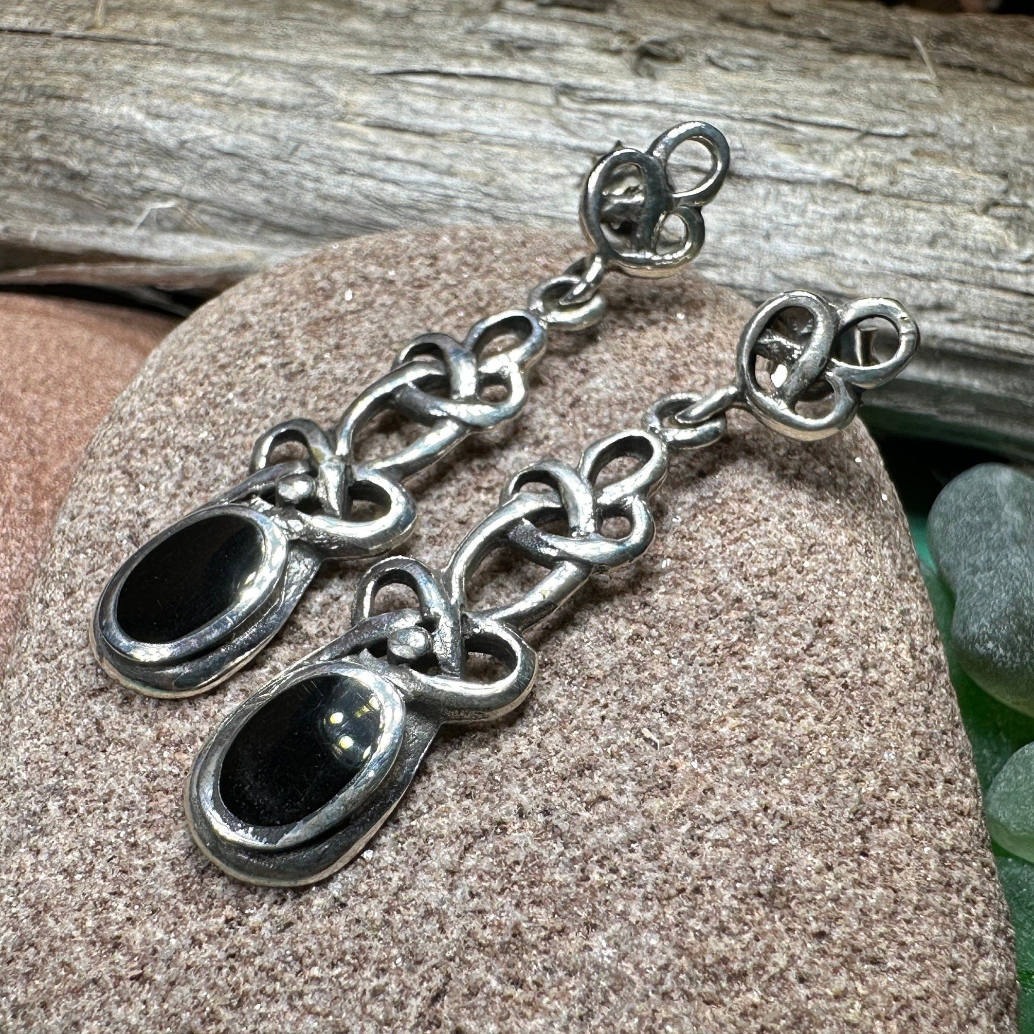 Aeronwen Celtic Knot Post Earrings