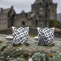 Mulkear Celtic Knot Cuff Links - Handmade in Scotland