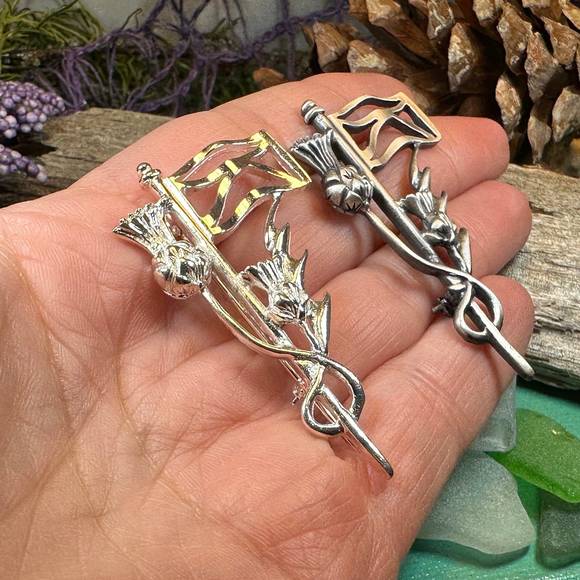 Scottish Pride Kilt Pin - Handmade in Scotland