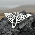 Sigyn Celtic Knot Brooch in Sterling Silver