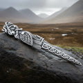 Celtic Birds Kilt Pin - Handmade in Scotland
