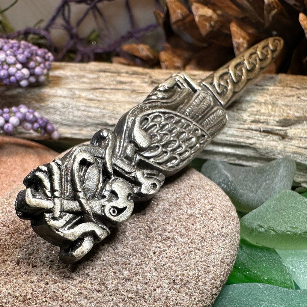 Celtic Birds Kilt Pin - Handmade in Scotland