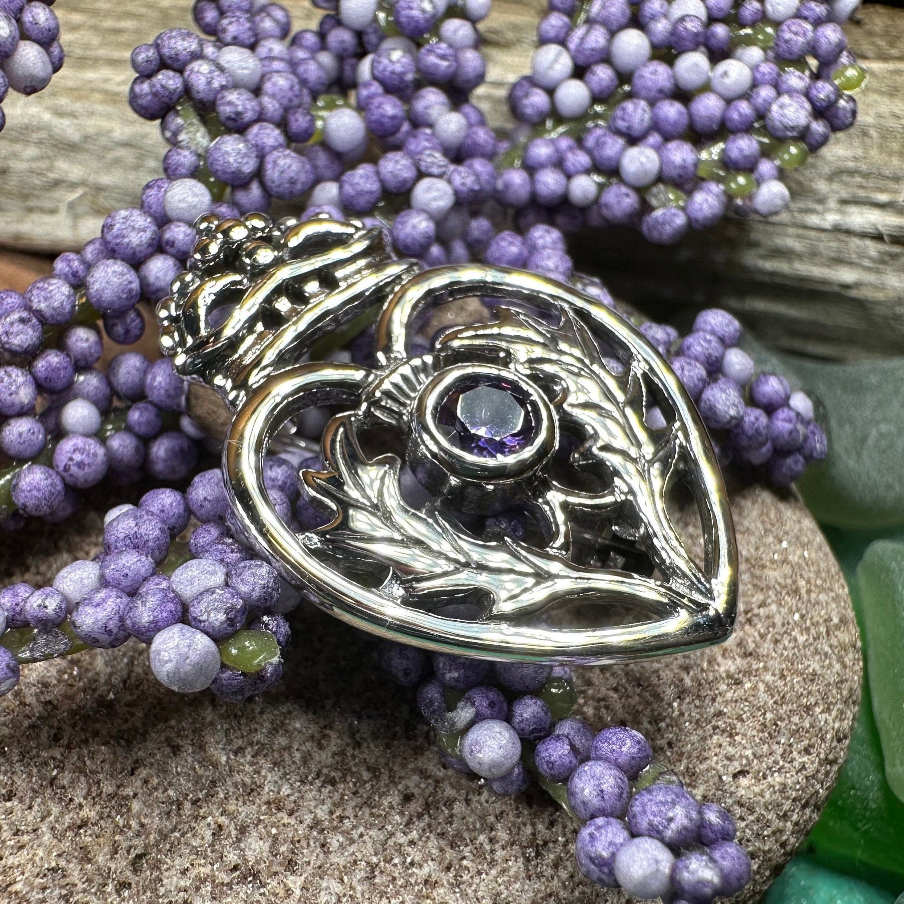 Cressida Scottish Luckenbooth Brooch in Sterling Silver