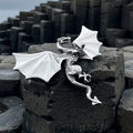 Sakkera Dragon Brooch in Sterling Silver
